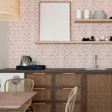 Load image into Gallery viewer, Geometric Marble Peel & Stick Wallpaper N013144