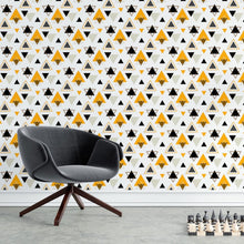 Load image into Gallery viewer, Geometric Peel & Stick Wallpaper N08218