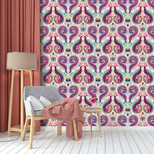 Load image into Gallery viewer, Paisley Peel and Stick Wallpaper Roll