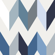 Load image into Gallery viewer, Chevron Peel and Stick Wallpaper Roll
