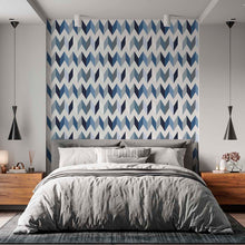 Load image into Gallery viewer, Chevron Peel and Stick Wallpaper Roll