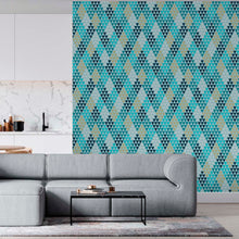 Load image into Gallery viewer, Geometric Triangle Peel and Stick Wallpaper Roll