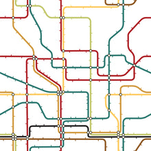 Load image into Gallery viewer, Geometric Peel and Stick Wallpaper Roll