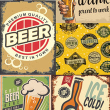 Load image into Gallery viewer, Geometric Flamingo Peel and Stick Wallpaper Roll