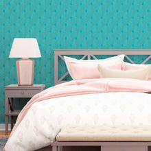 Load image into Gallery viewer, Luxury Blue Art Deco Peel & Stick Wallpaper N010013