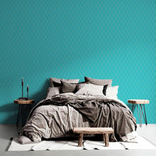 Load image into Gallery viewer, Luxury Blue Art Deco Peel & Stick Wallpaper N010017