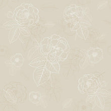 Load image into Gallery viewer, Flowers and Leaves Peel & Stick Wallpaper N010066