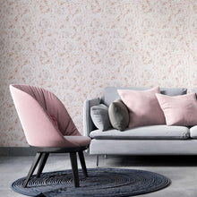 Load image into Gallery viewer, Floral White Roses Peel & Stick Wallpaper N010111