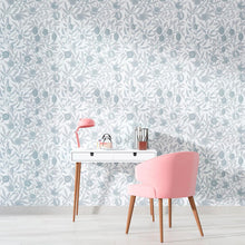 Load image into Gallery viewer, Flowers and Leaves Peel & Stick Wallpaper N010149