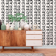 Load image into Gallery viewer, Striped Waves Peel & Stick Wallpaper N010172