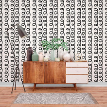 Load image into Gallery viewer, Striped Waves Peel & Stick Wallpaper N010172