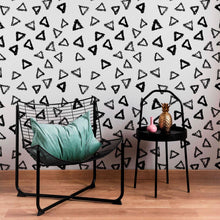 Load image into Gallery viewer, Geometric Triangles Peel & Stick Wallpaper N010173
