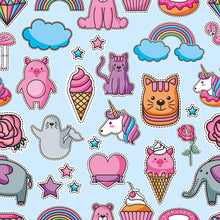 Load image into Gallery viewer, Childlike Stickers Peel & Stick Wallpaper N010176