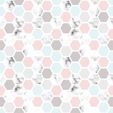 Load image into Gallery viewer, Beehive Marble Peel & Stick Wallpaper N010197