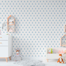 Load image into Gallery viewer, Anchors and Polka Dots Peel & Stick Wallpaper N011010