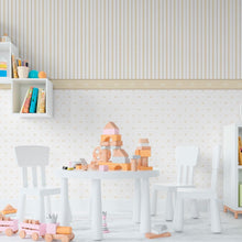 Load image into Gallery viewer, Stripes and Crowns Peel & Stick Wallpaper N011012