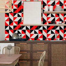 Load image into Gallery viewer, Geometric Peel & Stick Wallpaper N011083