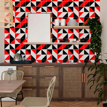 Load image into Gallery viewer, Geometric Peel & Stick Wallpaper N011083