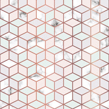 Load image into Gallery viewer, Geometric Marble Peel & Stick Wallpaper N011104