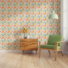 Load image into Gallery viewer, Floral Peel & Stick Wallpaper N011107
