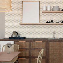 Load image into Gallery viewer, Geometric Hive Peel & Stick Wallpaper N011117