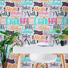 Load image into Gallery viewer, Hello Teen Peel & Stick Wallpaper N011120