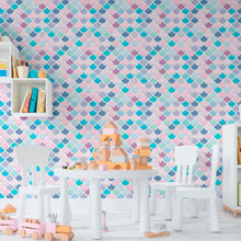 Load image into Gallery viewer, Mermaid Tail Peel & Stick Wallpaper N011124