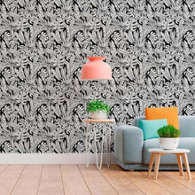 Load image into Gallery viewer, Tropical Leaves Peel & Stick Wallpaper N011138
