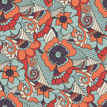 Load image into Gallery viewer, Floral Mandala Peel & Stick Wallpaper N012042