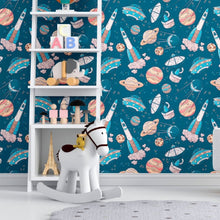 Load image into Gallery viewer, Universe Outer Space Peel & Stick Wallpaper N012053