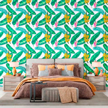 Load image into Gallery viewer, Tropical Palm Tree Peel & Stick Wallpaper N012059
