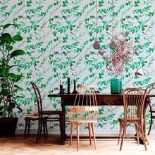 Load image into Gallery viewer, Green Leaves Peel & Stick Wallpaper N012079
