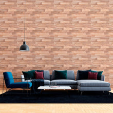 Load image into Gallery viewer, Brown Wood Peel & Stick Wallpaper N012085