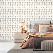 Load image into Gallery viewer, Floral Beige Peel & Stick Wallpaper N012096