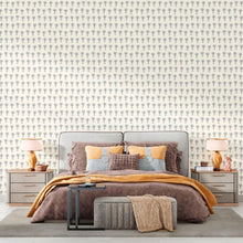 Load image into Gallery viewer, Floral Beige Peel & Stick Wallpaper N012096
