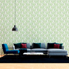 Load image into Gallery viewer, Floral Green Peel & Stick Wallpaper N012115