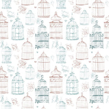 Load image into Gallery viewer, Birds Cages Peel & Stick Wallpaper N012119