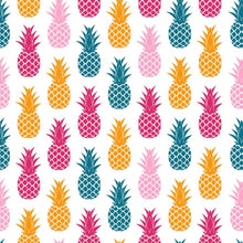 Load image into Gallery viewer, Pineapple Colorful Peel & Stick Wallpaper N012131