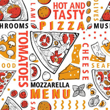 Load image into Gallery viewer, Menu Pizza Peel & Stick Wallpaper N012132