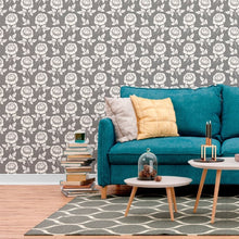 Load image into Gallery viewer, Floral Letters Peel & Stick Wallpaper N012139