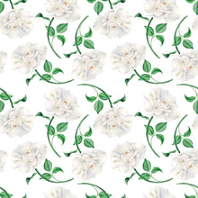 Load image into Gallery viewer, White Flowers Peel & Stick Wallpaper N012143