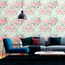 Load image into Gallery viewer, Watercolor Floral Peel & Stick Wallpaper N012146