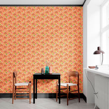 Load image into Gallery viewer, Floral Dahlias Peel & Stick Wallpaper N012147