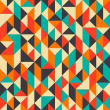Load image into Gallery viewer, Abstract Geometric Shapes Colorful Peel & Stick Wallpaper N013008