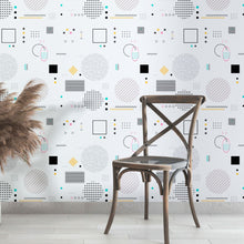 Load image into Gallery viewer, Geometric Peel & Stick Wallpaper N013012