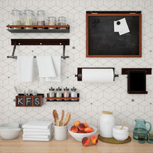 Load image into Gallery viewer, Geometric Cubes Peel & Stick Wallpaper N013021