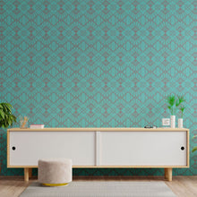 Load image into Gallery viewer, Geometric Art Deco Peel & Stick Wallpaper N013025