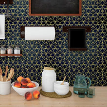 Load image into Gallery viewer, Geometric Stars Art Deco Peel & Stick Wallpaper N013030