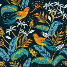 Load image into Gallery viewer, Leaves and Birds Peel & Stick Wallpaper N013042