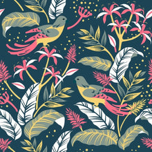 Load image into Gallery viewer, Leaves and Birds Peel & Stick Wallpaper N013044